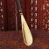 Spoon for shoes "helm" brass 37x7.5x2.5 cm