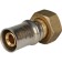 The coupling press Stout SFP-0016-001216, 1/2 "x 16 mm, with a plug nut, brass