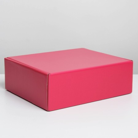Gift folding box, packaging, Fuchsia, 27 x 21 x 9 cm-1