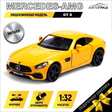 Metal Mercedes-AMG GT S, 1:32, doors, inertia, yellow color open