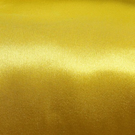 Satin fabric, color monophonic yellow, width 150 cm
