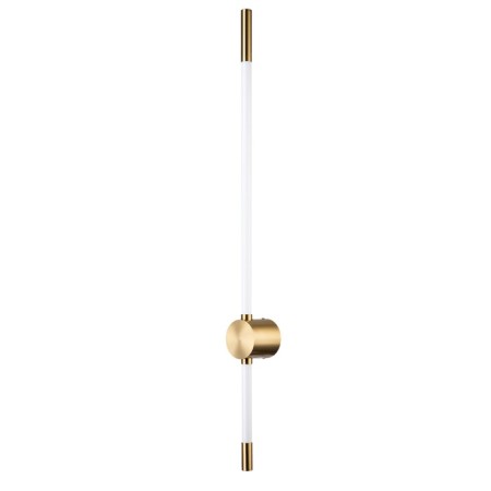 Bra Indigo, 14008/1w Brass. 1x10WW, LED, 1000LM, 4000K, 80x80x920 mm, white matte color-1