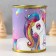 Socks with a print in a bank "for unicorn" (inside women's socks)