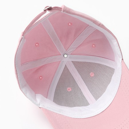 Cap "baseball cap" for a girl, the color is light pink, size 52-54-3