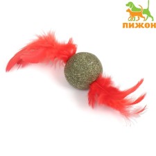 A toy for cats made of pressed cat mint 