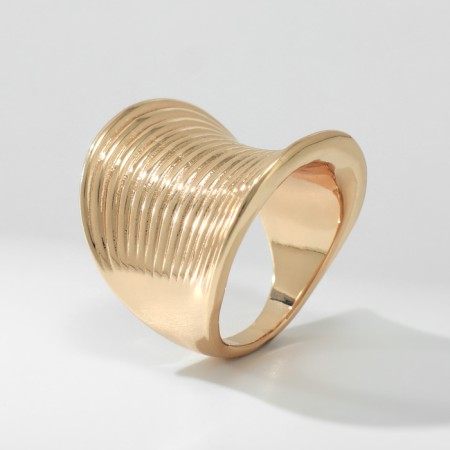 Ring Metal "Trend" spring, color gold, size 18-3