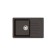 Glanz kitchen washing Andy L16g38, 740x490x210 mm, glossy, cut, color amber