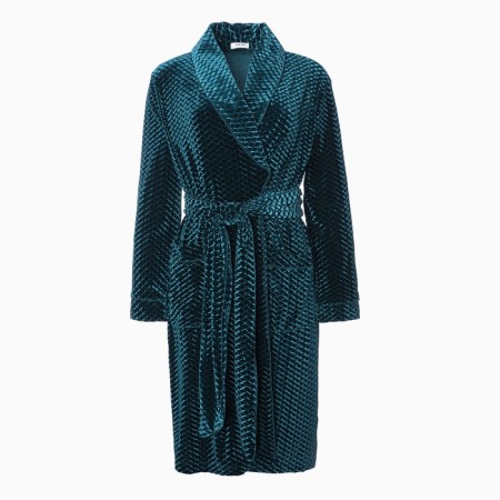 Women's robe KAFTAN "velvet" p. 44, green-5