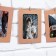 Girland for photos with clothespins "Kraft", 6 pcs.