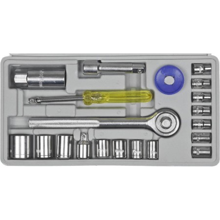 DEXX 27602-H20 instrument set, 20 items, 4-17 mm, 1/4 ", 3/8"