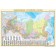 Political map of the world with flags. Federal structure of Russia with flags, within new borders, a0