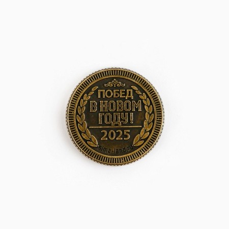 New Year's Amulet Coin "New Year: Successful Year", Diam 2.5 cm-4