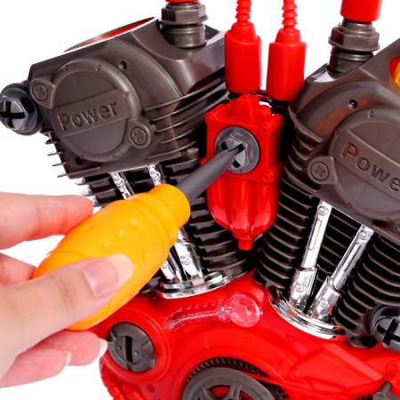 The designer "Internal combustion engine", light and sound effects, 31 parts-6
