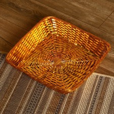 Anisa Fruit basket aluminum, 37x37x7 cm