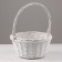 Camping, 44x20/49 cm, 35x17/44 cm, 29x15/38 cm, 23x12/33 cm, white, willow