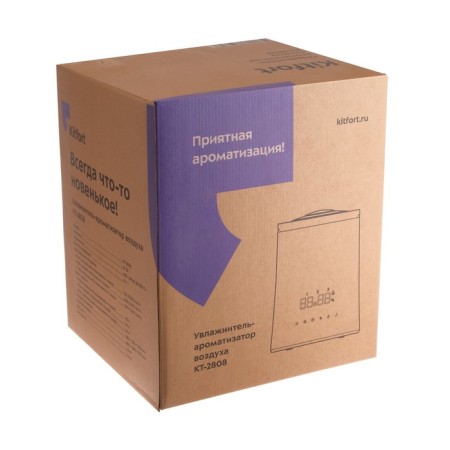 Air humidifier KitFort KT-2808, Ultrasound, 37 W, 4 l, 30 m2, aromatization-9
