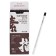 Coal black pencil 8V, white body