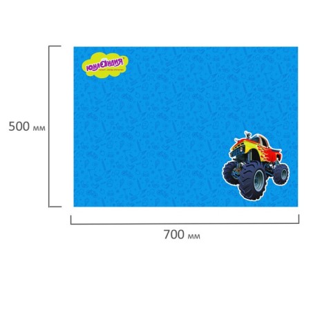 Gluebring table for pvc creativity (folding), 700 x 500 mm, Yunland "Bigfoot"-7