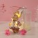 Set gift "Bunny in the dress" soap pink roses 5 pcs, dew 7x7x12 cm