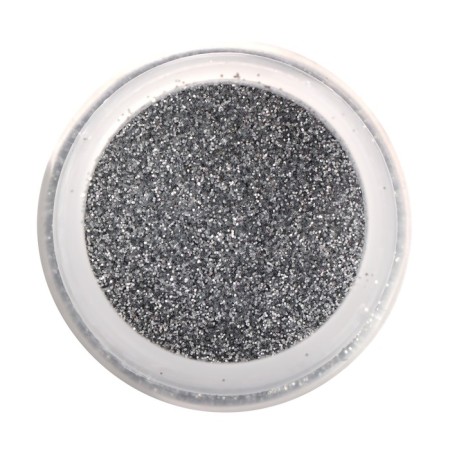 Decorative sparkles Luxart luxglitter, 20 ml, size 0.2 mm, silver-1