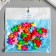 Beads for creativity plastic "Bright horses" set 60 pcs 1.5x1.5x0.6 cm