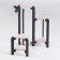 Standing Column for Flower Flower Flora 49x54x40 cm, gray-pink