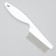 Comb with frequent teeth, 18 cm, plastic pen, white
