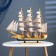 Souvenir medium “Vicksen” ship, side of light wood, sail mix, 42x49x10 cm