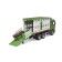 Bruder Scania truck for transportation of animals, with a cow, green color