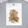 Glass beads 6/0 "metallic. Gold" 10 g