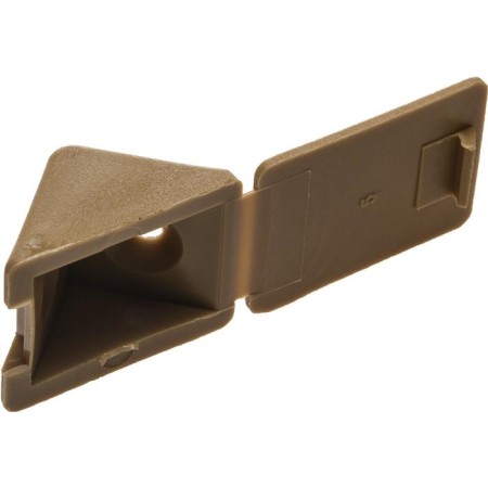 Furniture corner of the bison, mounting, with a screw, 23x23 mm, beech, 4 pcs