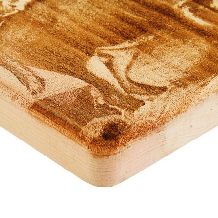 Board from the massif “Deer”, rectangular, 18 × 28 cm-2