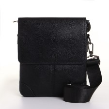 Male bag, black color