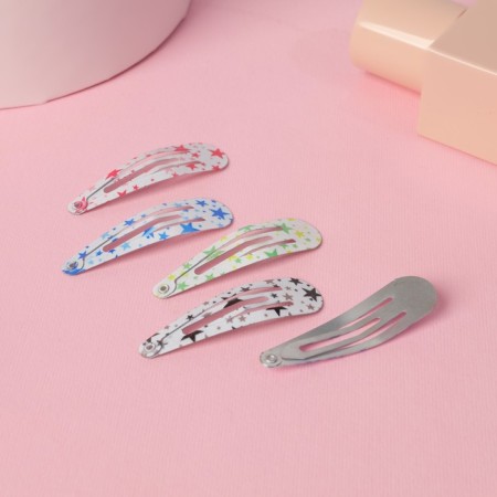 Invisibility for hair "Classic" (set 10 pcs) stars, mix