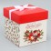 Folding box "Bullfires", 15 x 15 x 15 cm, new year