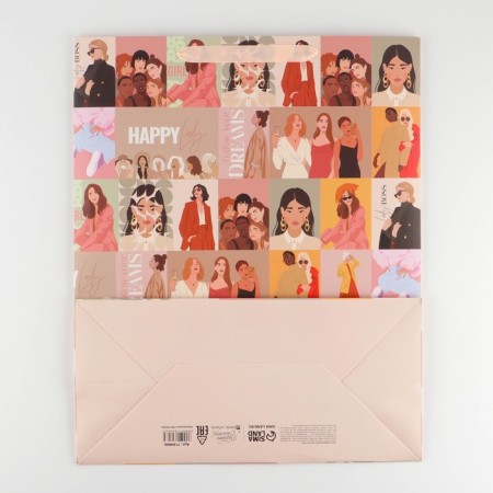 Package Gift Laminated Vertical, Packaging, "Girls", XL 40 x 49 x 19 cm-4