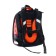 School backpack 38 x 30 x 16 cm, ergonomic back, Stavia "Orange ATV", multicolor