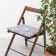 Siddle on the chair Ethel "Ease" 42x42 cm, 100% cotton, reps 210 g/m2