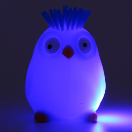 Bloody rubber hornet light "penguin", MIX color, in showbox-7
