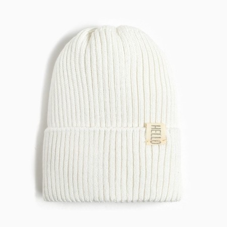 Hat Knitted crumb I, p. 48, milk