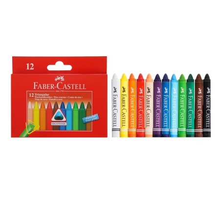Faber-Castell Triangular Flowers Flows 12 Flowers, three-sided