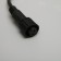 Power cord for UMS garlands up to 6,000 LEDs, 2W, dark thread, 150 cm, 220 V