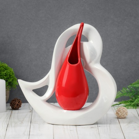 VAZ Coramics Table "drop" heart, 24x24.5 cm, mix-2