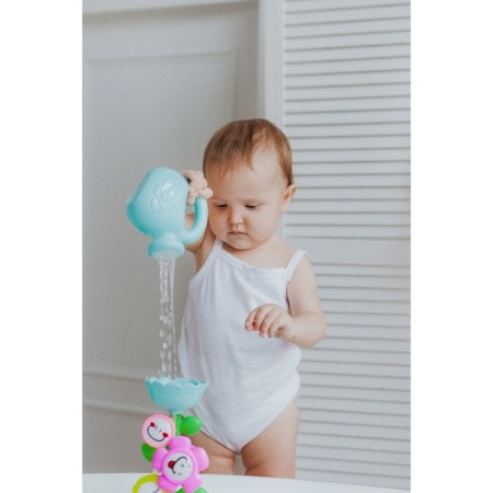 A set of bath toys "Panda and Flower", 3 objects, on suction cup-2