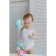 A set of bath toys "Panda and Flower", 3 objects, on suction cup