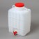 Canister-power, food, 20 l, white, mix cover