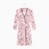 Women's bathrobe, powder color, size 50