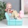 Souvenir Polystone Light "Girl on the couch with guitar/dog" MIX 13x7.5x16 cm