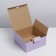 Gift folding box, packaging, "lavender", 15 x 15 x 7 cm