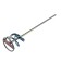 Mixer for paints and plaster mixtures Denzel 848447, hexagonal shank, 80x400 mm